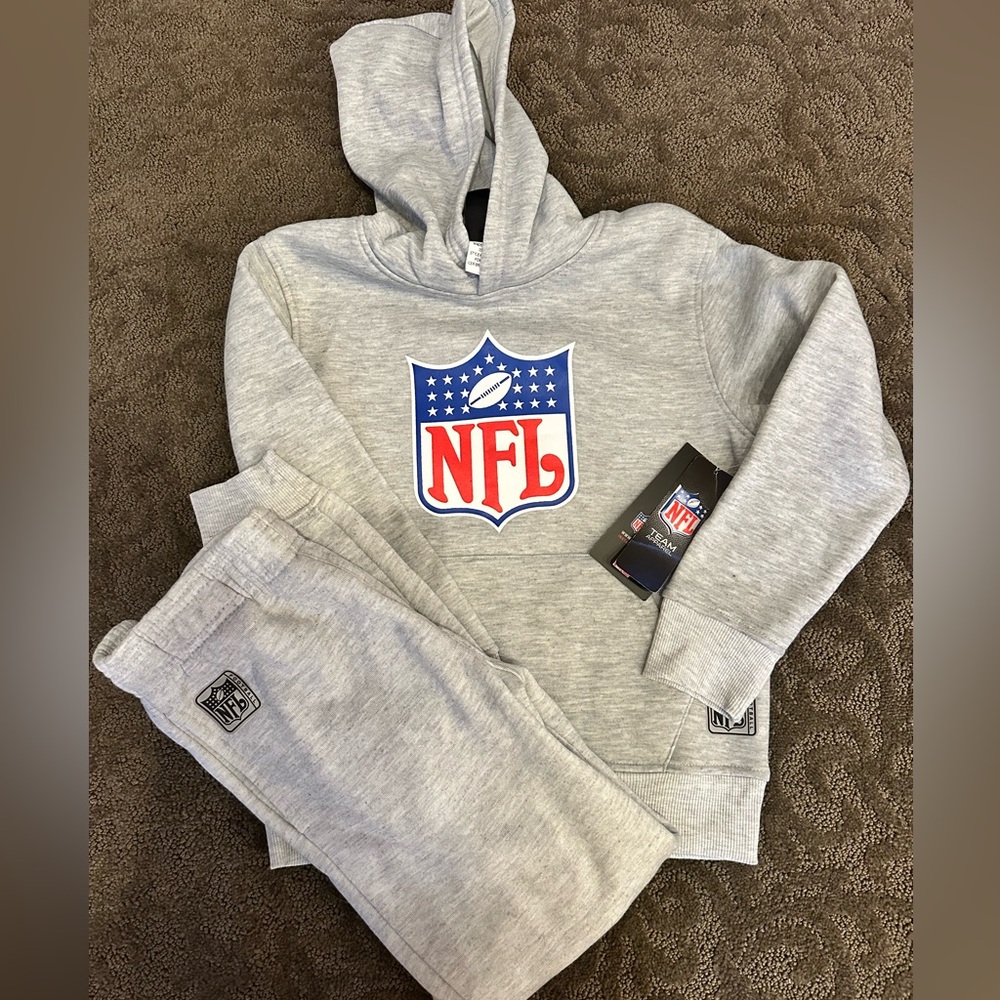 NFL Gray Hoodie Set Boys